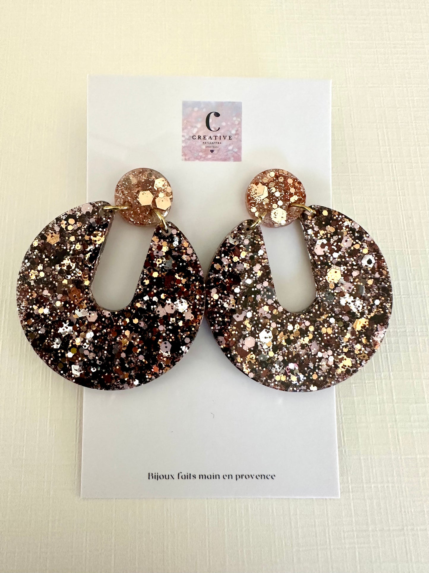 Boucles d’oreilles éclat fendu