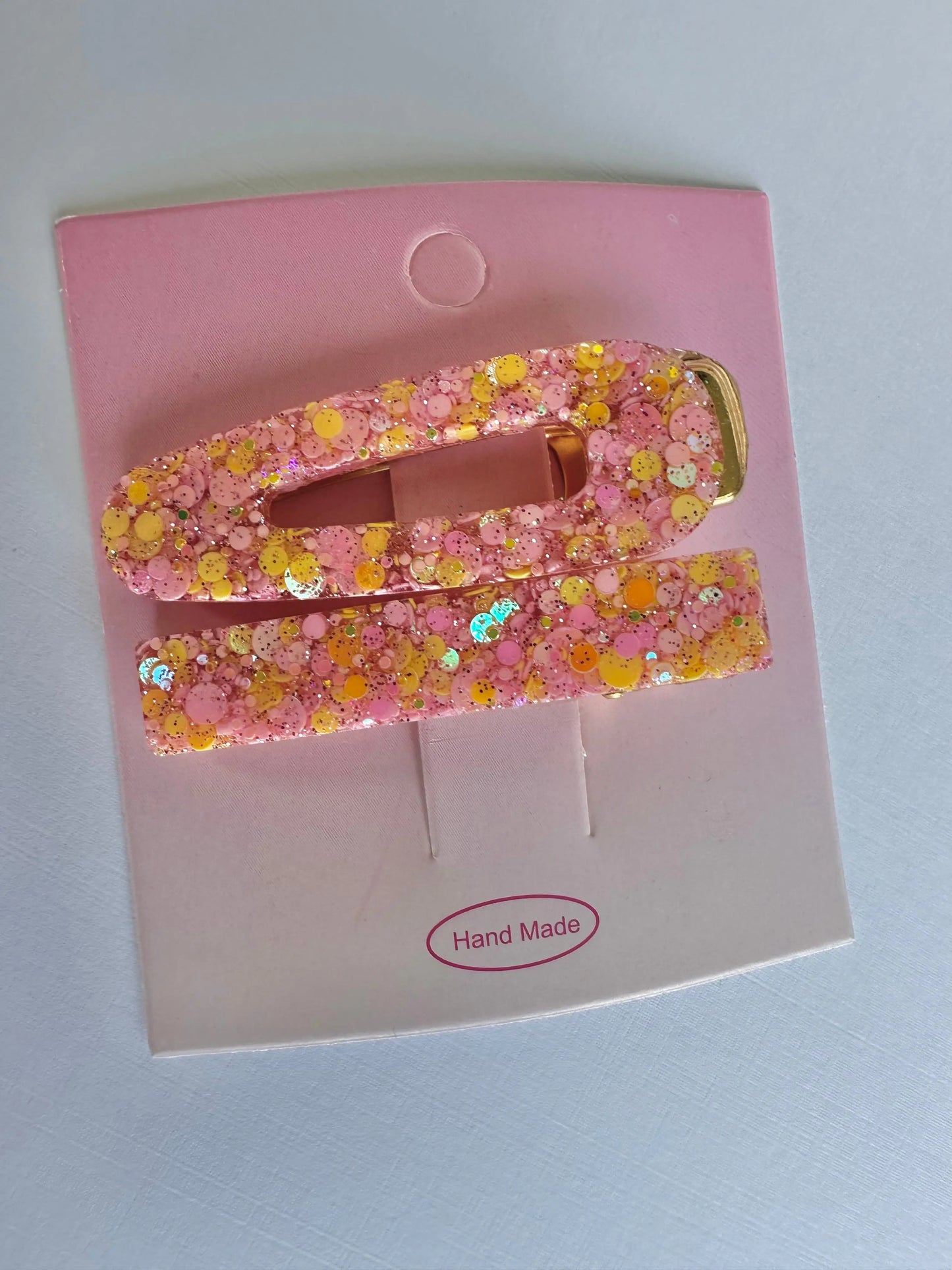 Barrettes en résine et paillettes Creative Paillettes