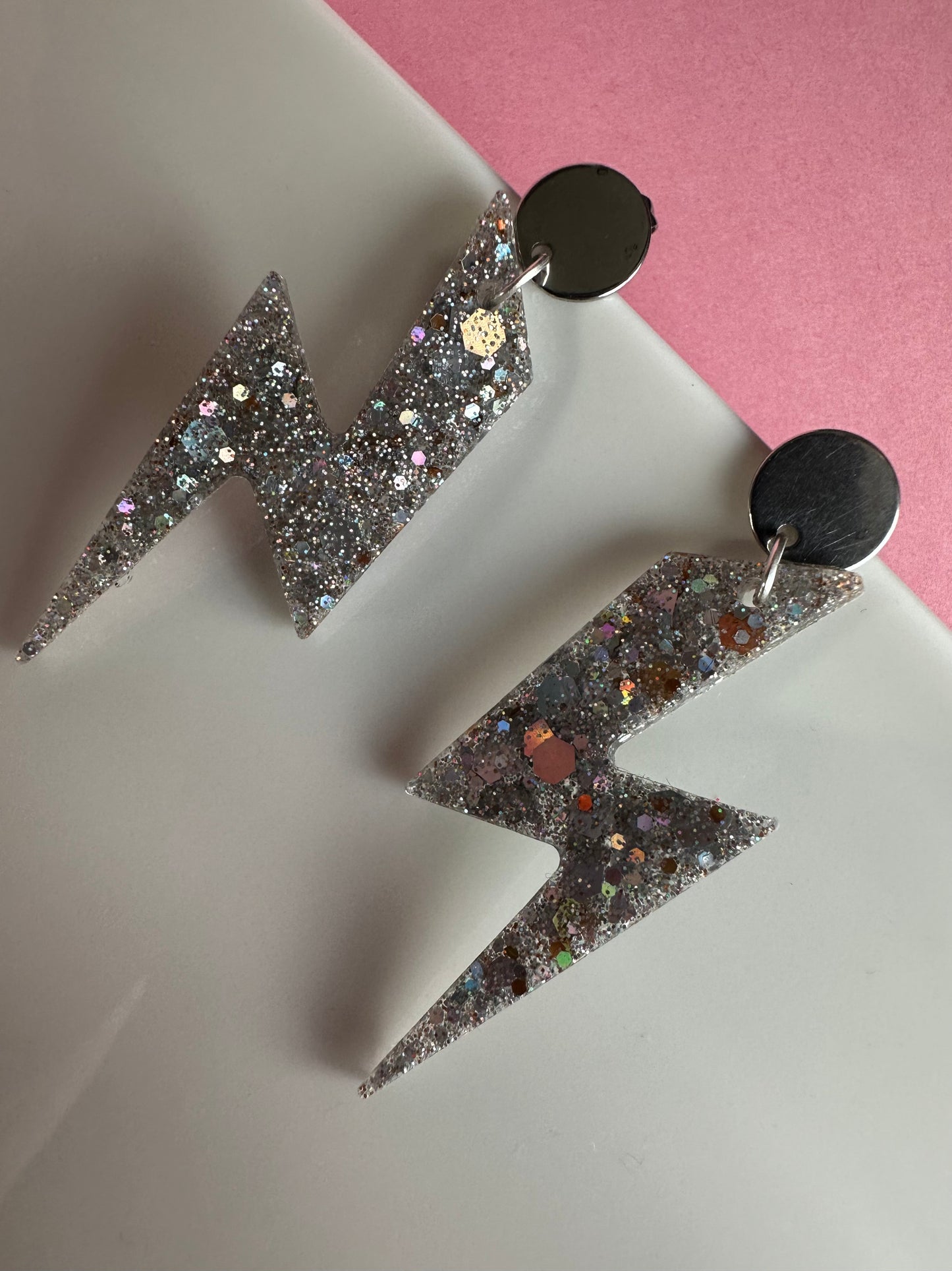 Boucles d’oreilles éclair Creative Paillettes