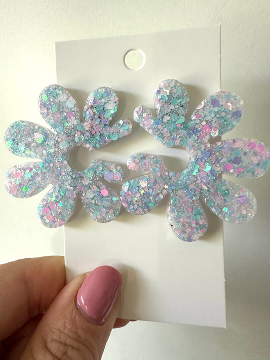 Boucles d’oreilles, Floralia Creative Paillettes