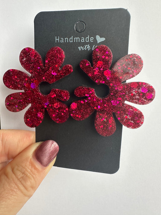 Boucles d’oreilles, Floralia Creative Paillettes