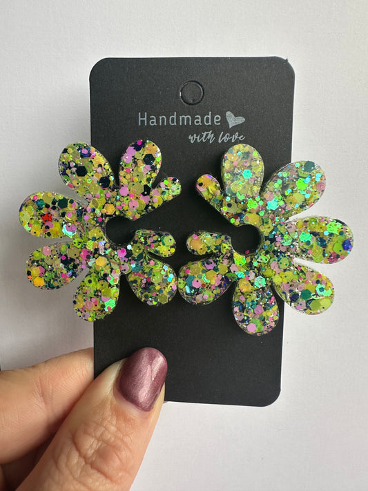 Boucles d’oreilles, Floralia Creative Paillettes