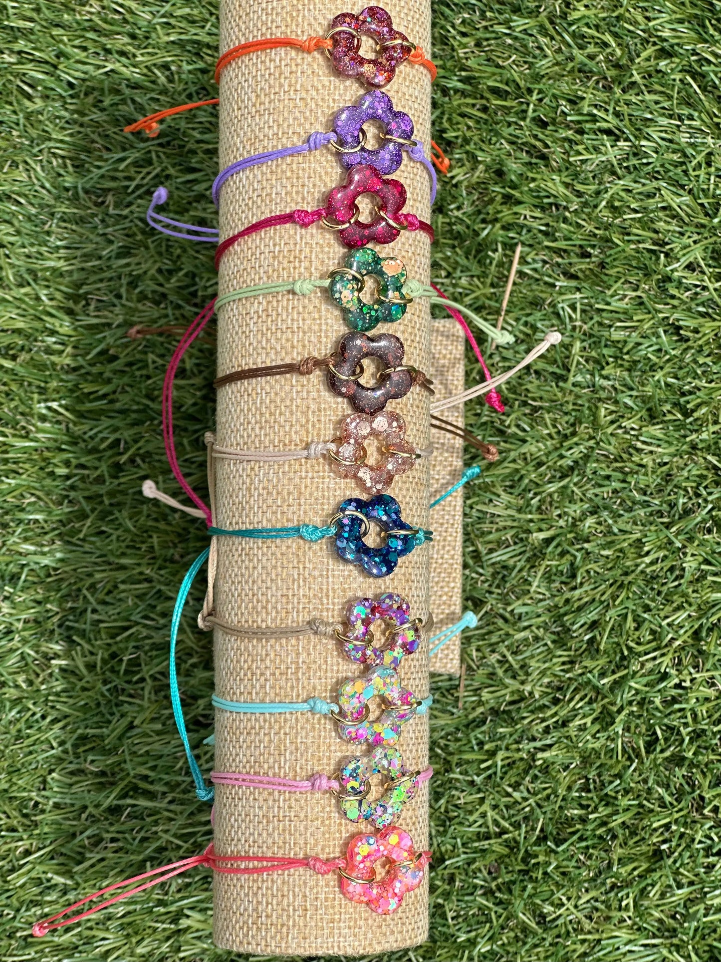 Bracelet Resine paquerette Creative Paillettes