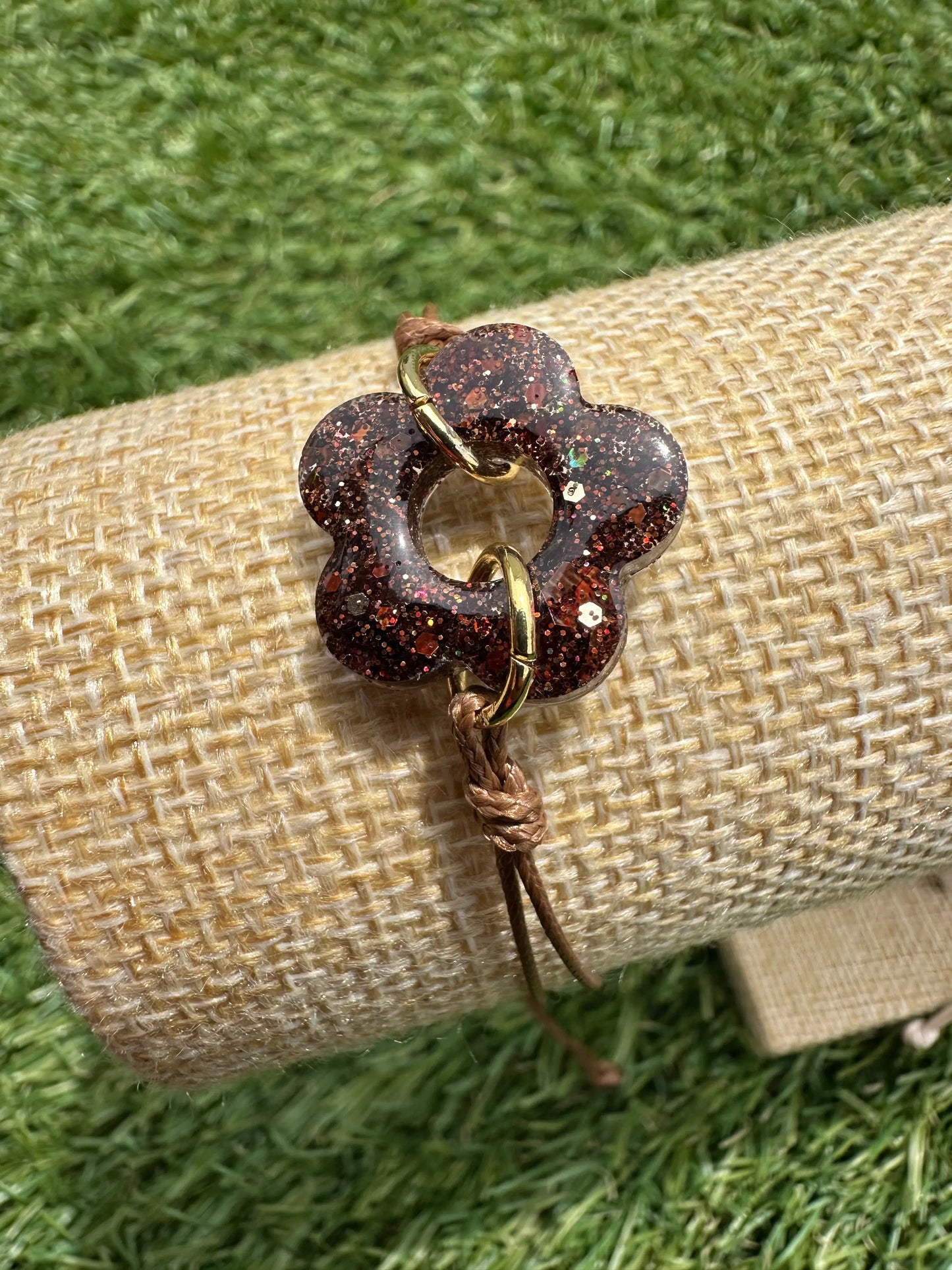 Bracelet Resine paquerette Creative Paillettes