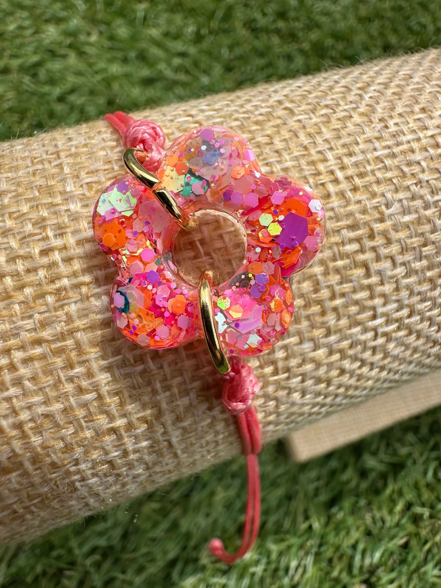 Bracelet Resine paquerette Creative Paillettes