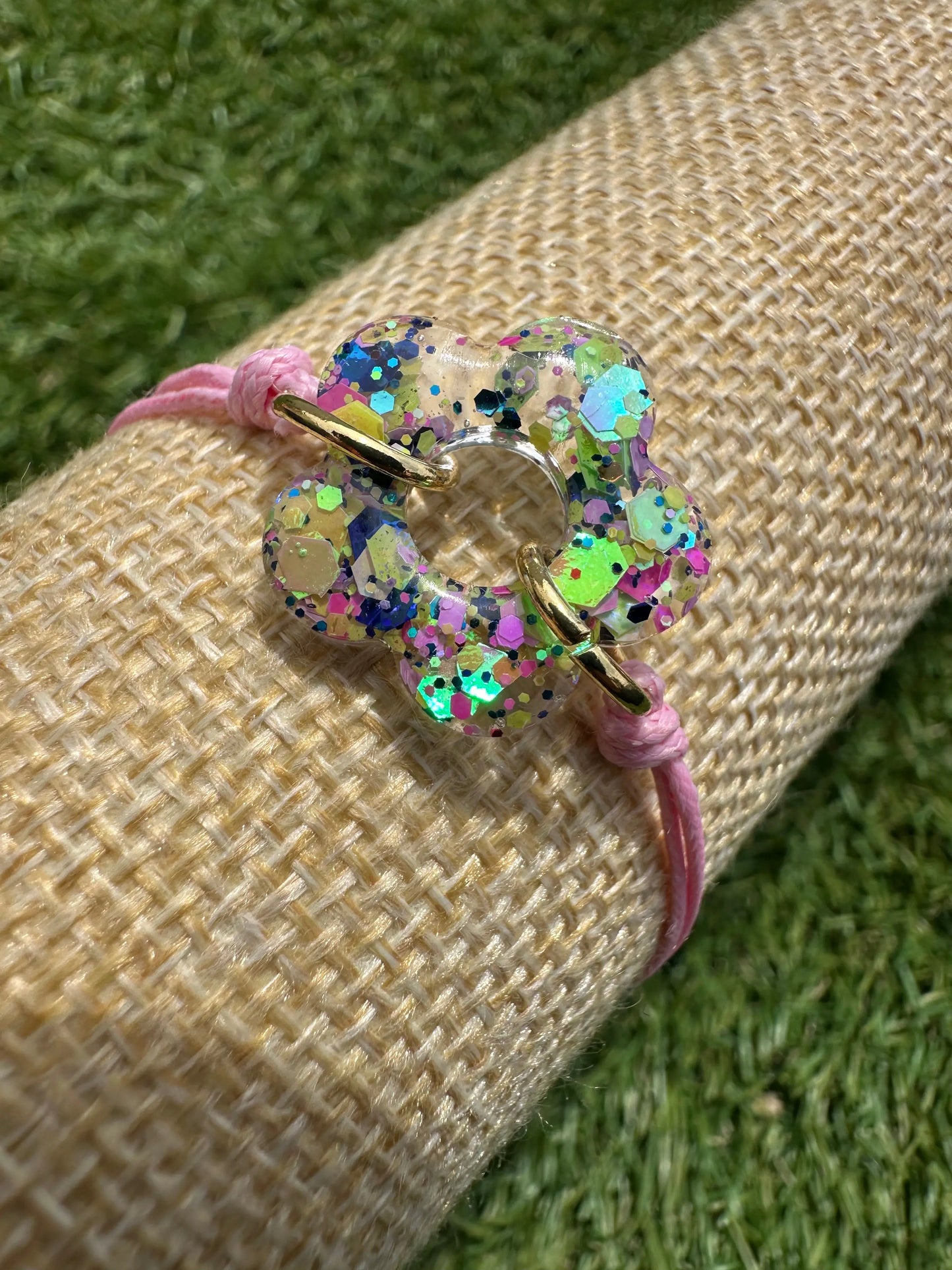 Bracelet Resine paquerette Creative Paillettes