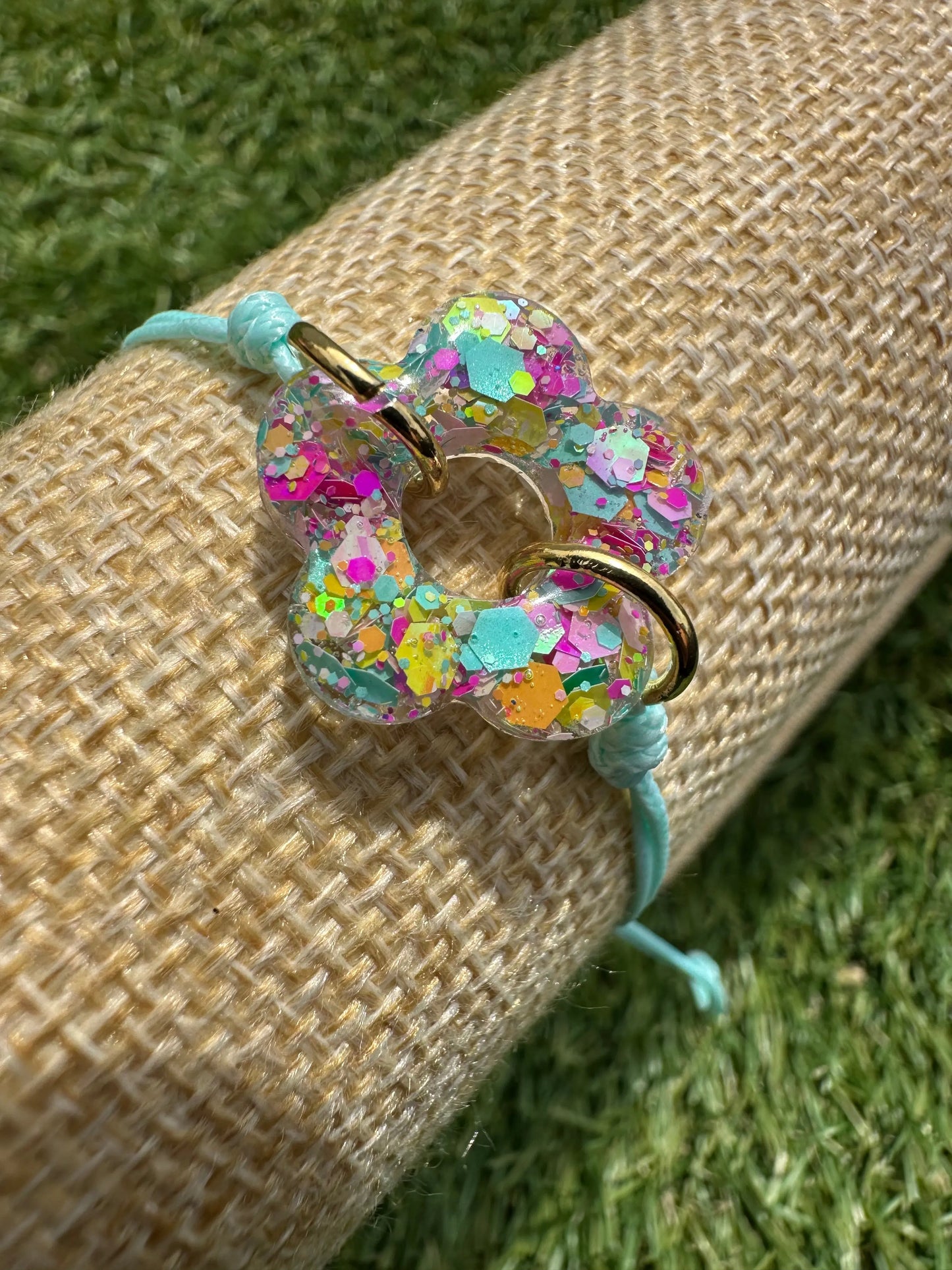Bracelet Resine paquerette Creative Paillettes