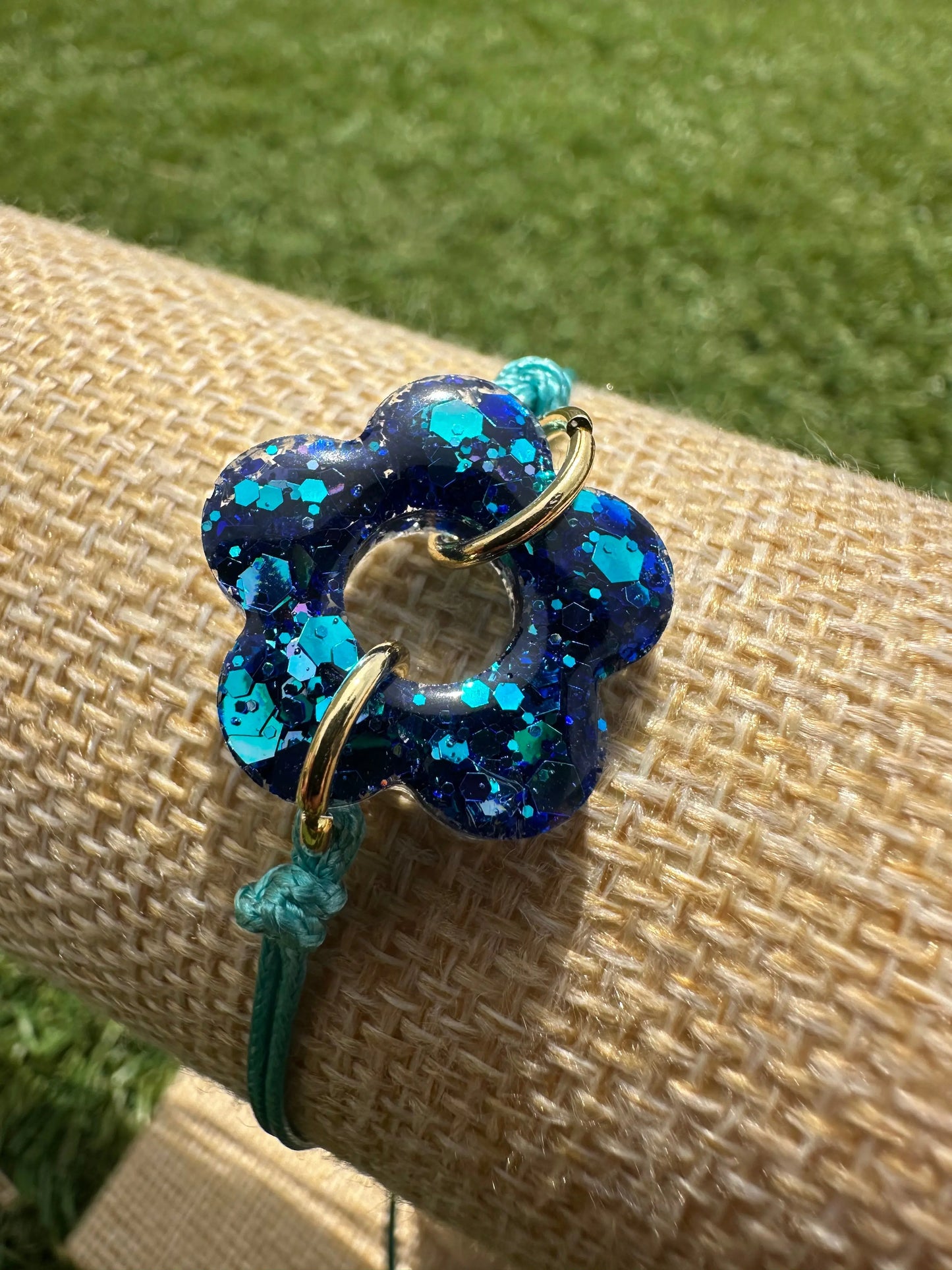 Bracelet Resine paquerette Creative Paillettes