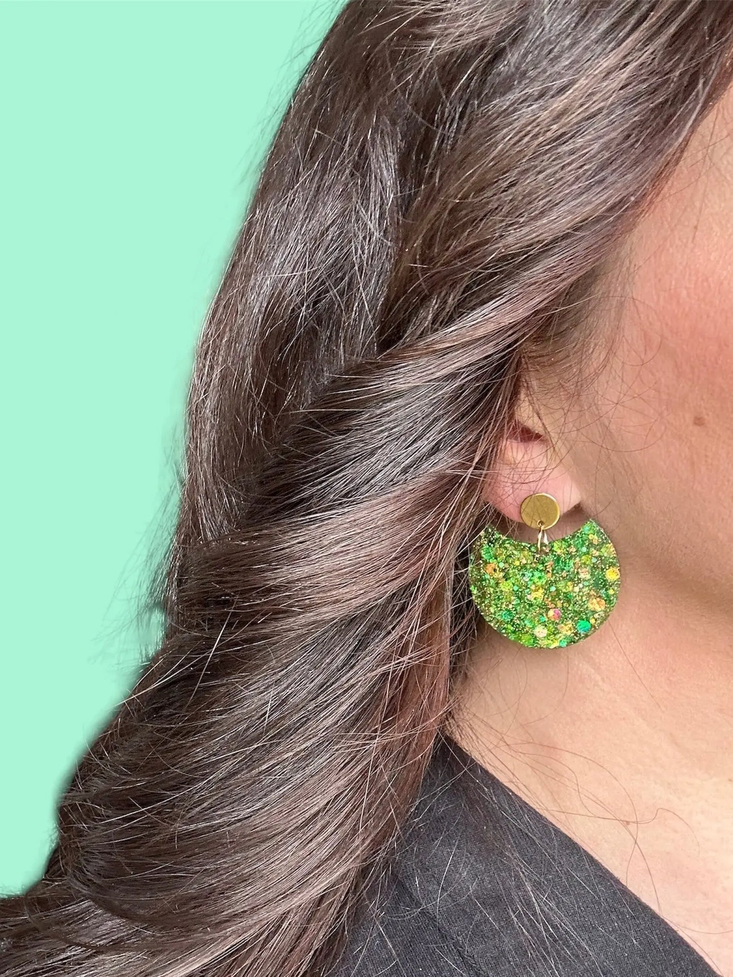 Boucles d’oreilles pendantes printemps