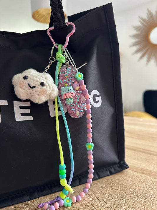 Porte clés Creative Paillettes