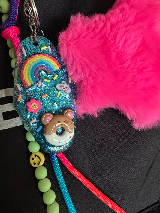 Porte-clés donuts Creative Paillettes