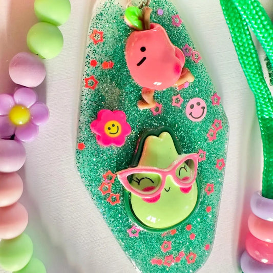 Porte-clés, avocat Creative Paillettes