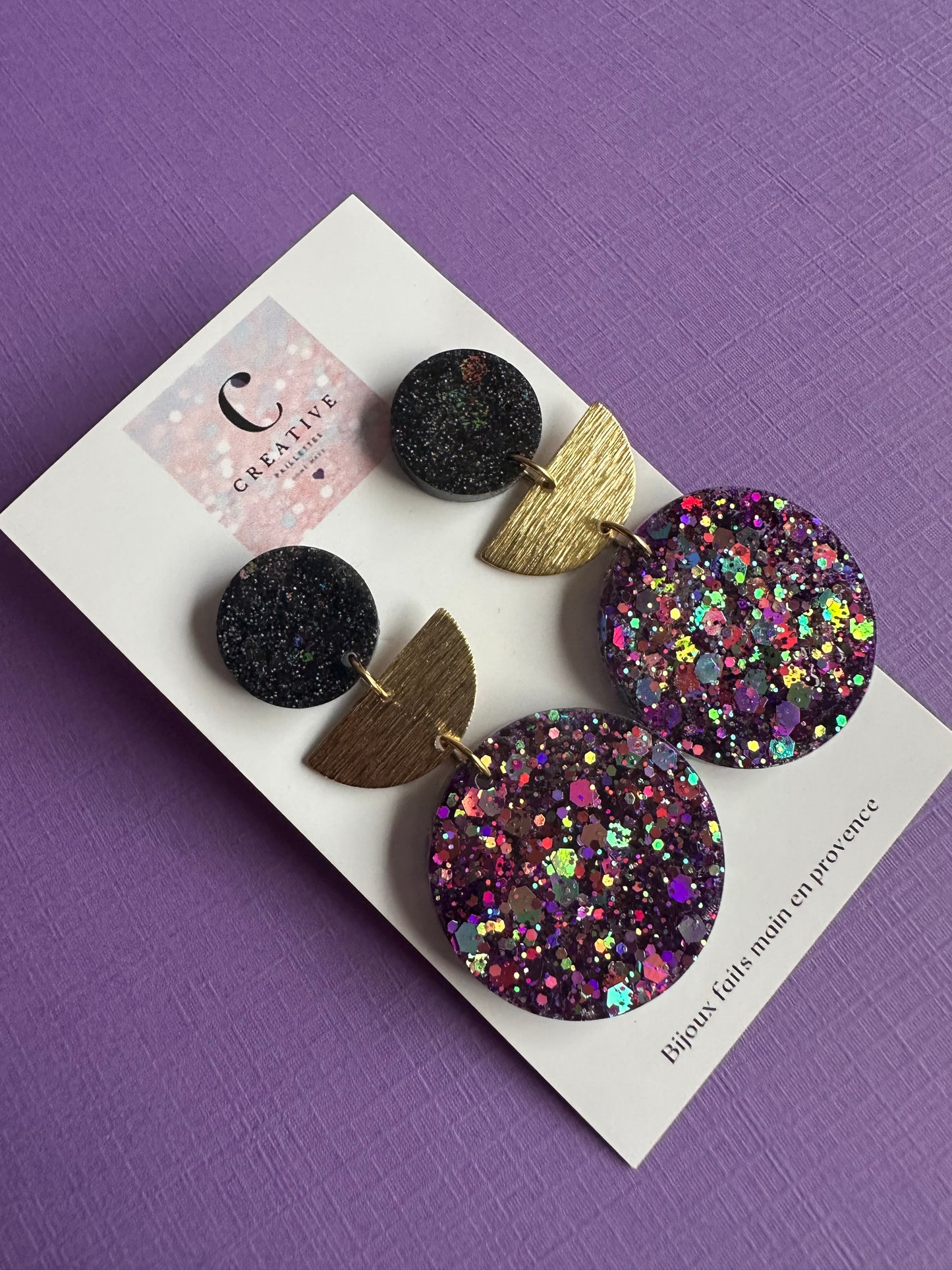 Boucles d'oreilles éclat de fête
