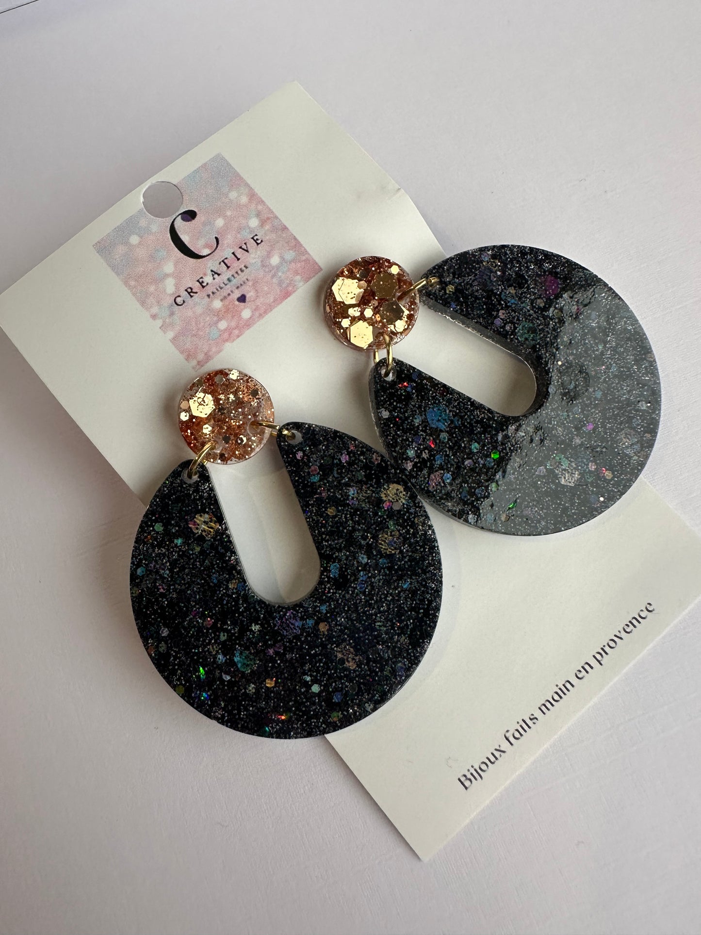 Boucles d'oreilles éclat Nocturne