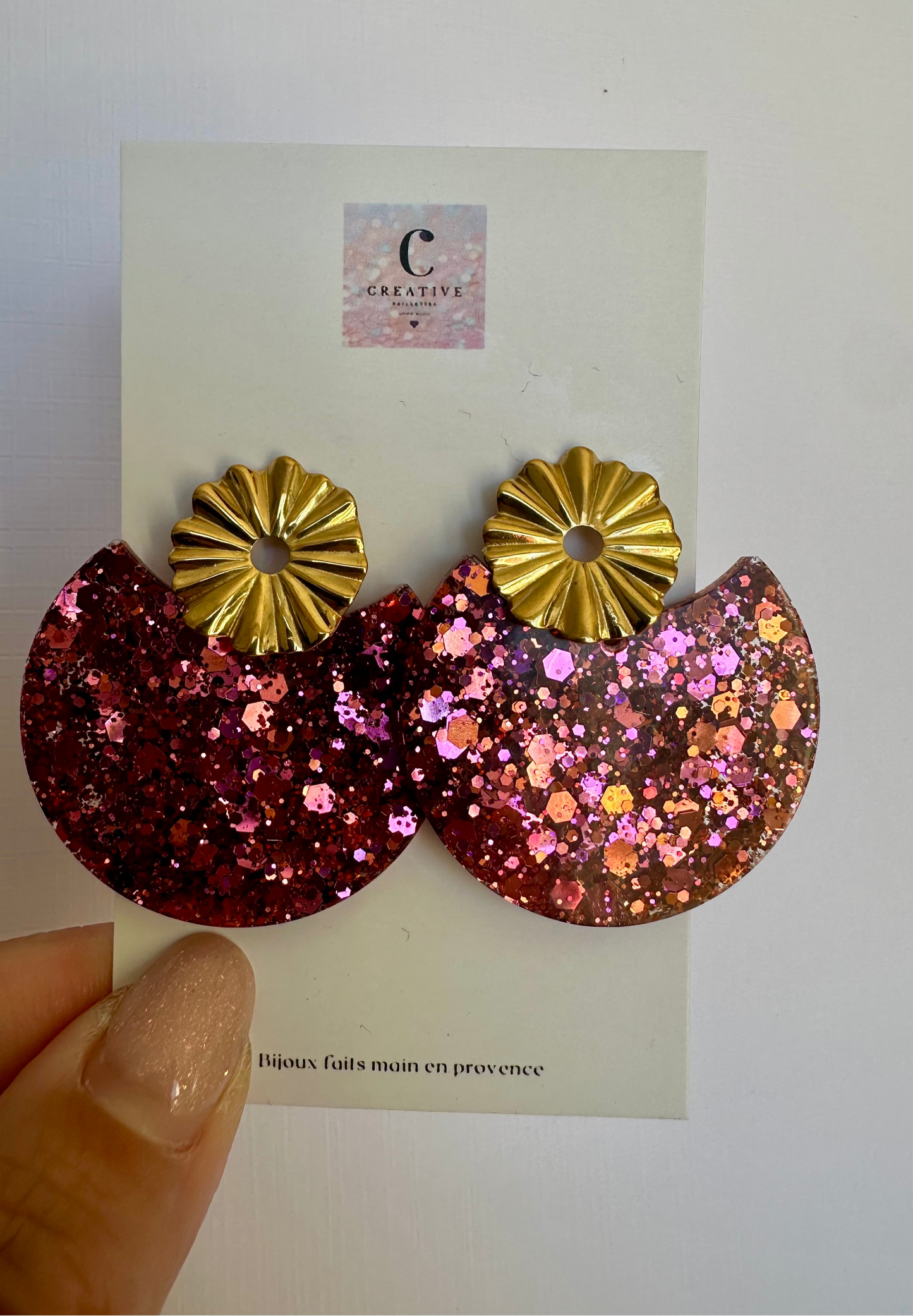 Boucles d’Oreilles Demi-Lune Équinoxe