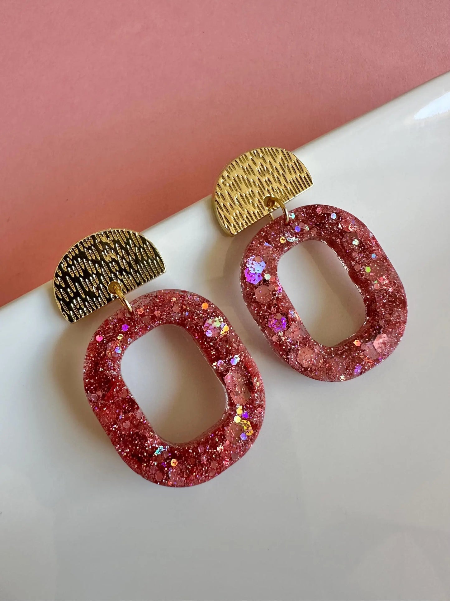 Boucles d’oreilles pendantes à paillettes - Creative Paillettes