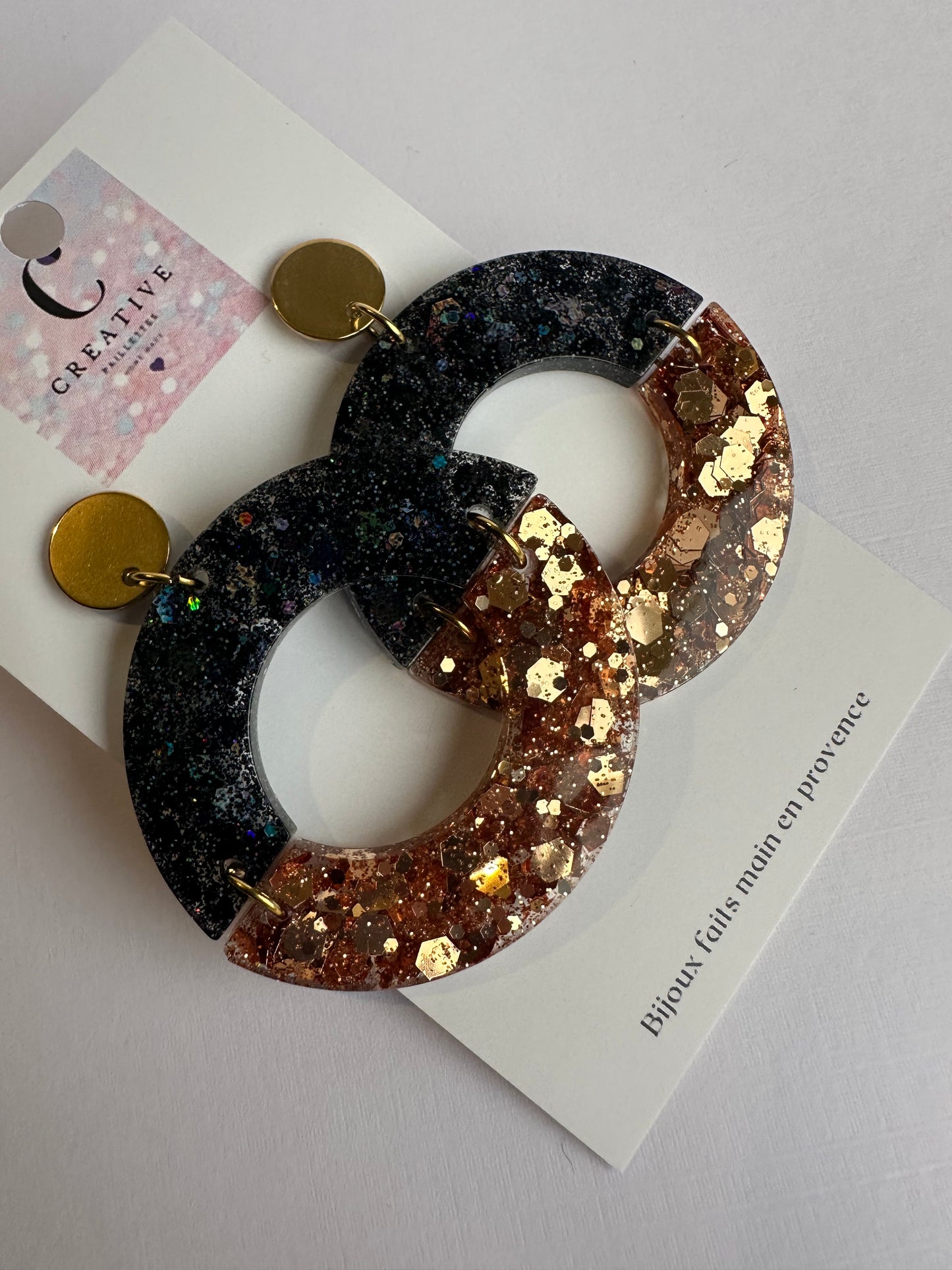 Boucles d'oreilles éclat Nocturne