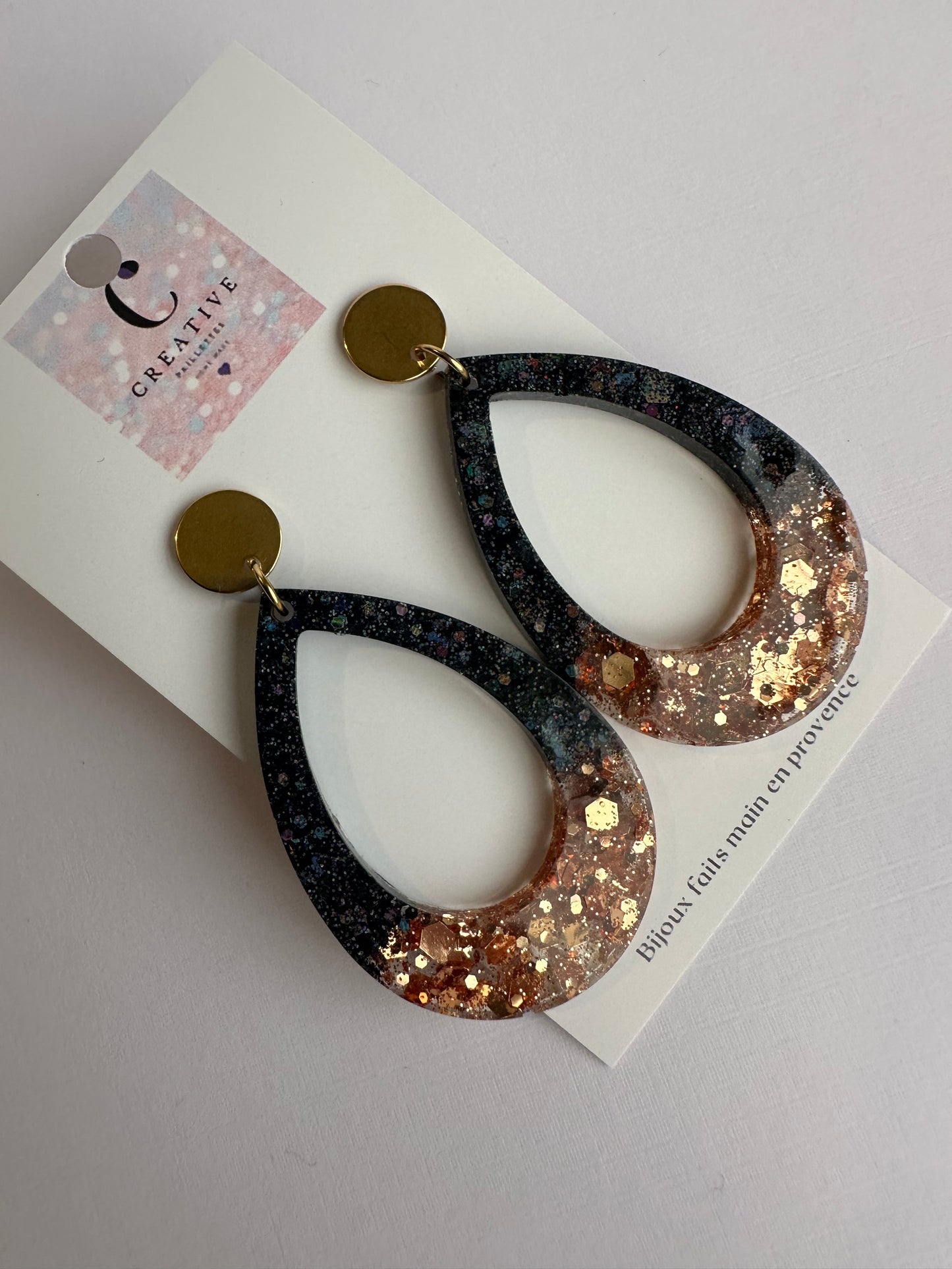 Boucles d'oreilles éclat Nocturne