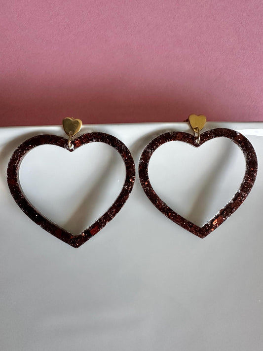 Boucles d’oreilles Coeur