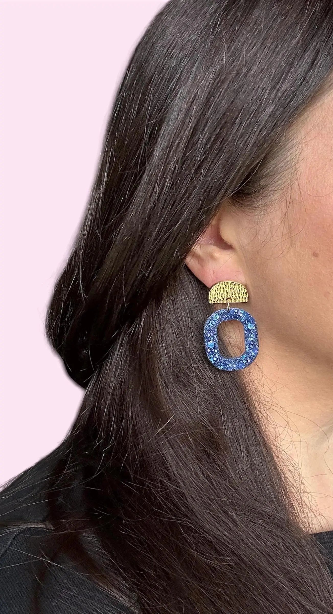 Boucles d’oreilles pendantes à paillettes - Creative Paillettes