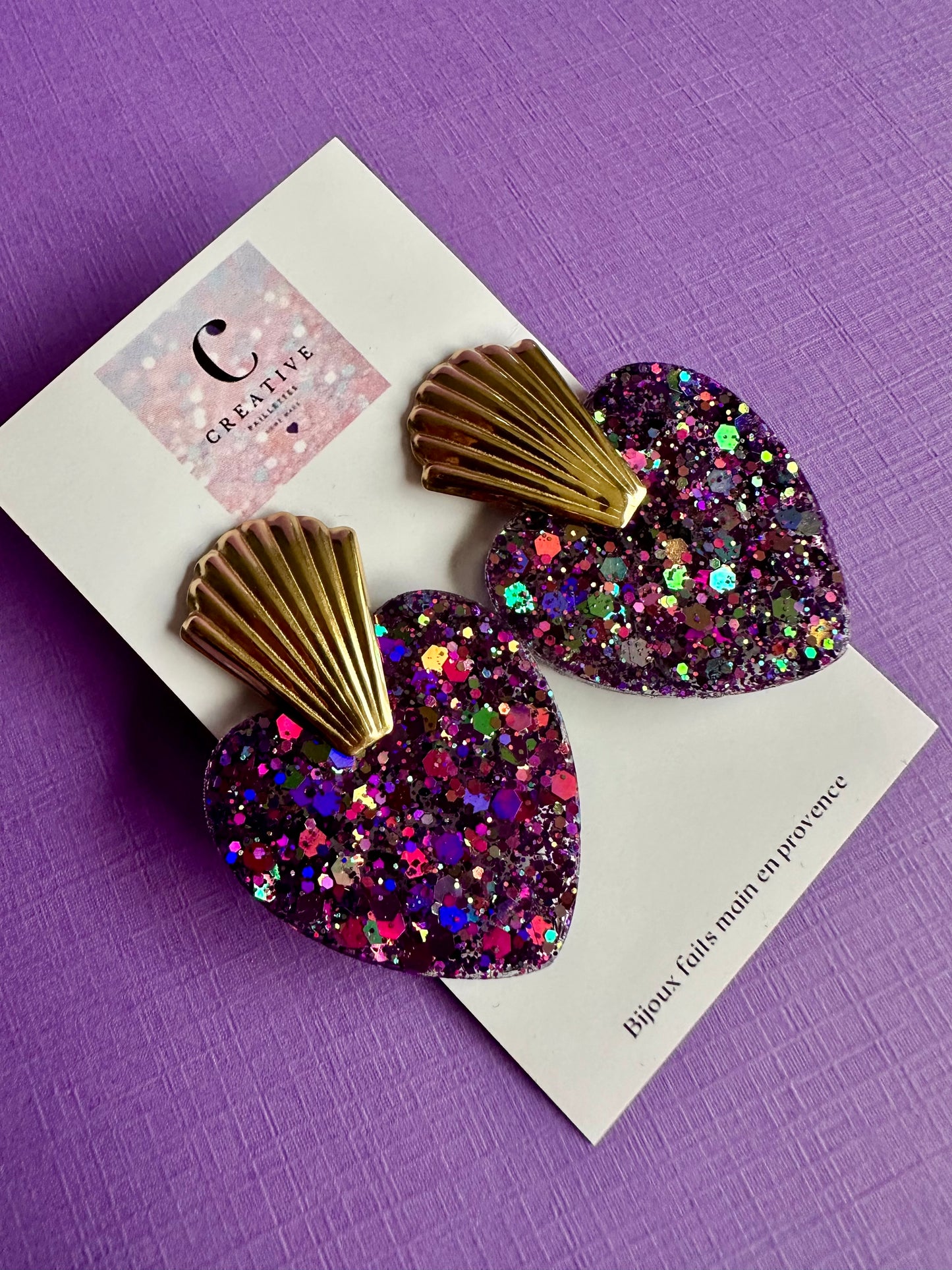 Boucles d'oreilles éclat de fête