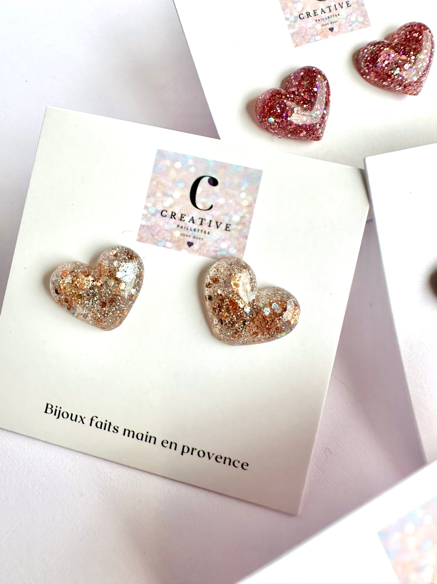 Boucles d’oreilles cœur