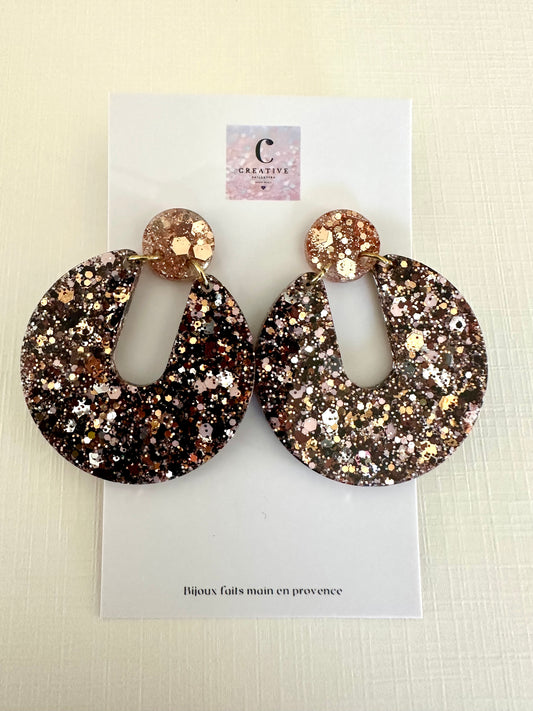 Boucles d’oreilles éclat fendu