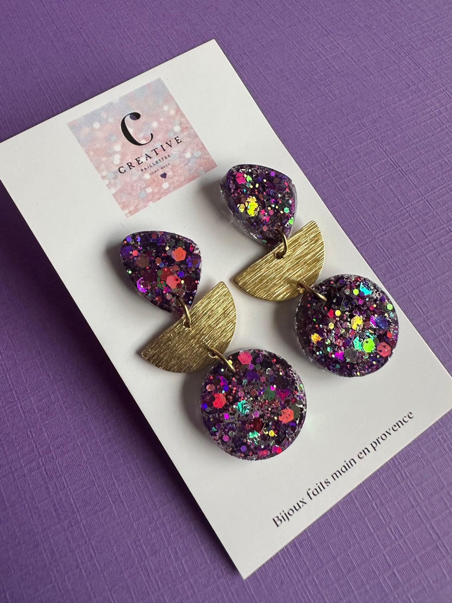 Boucles d'oreilles éclat de fête