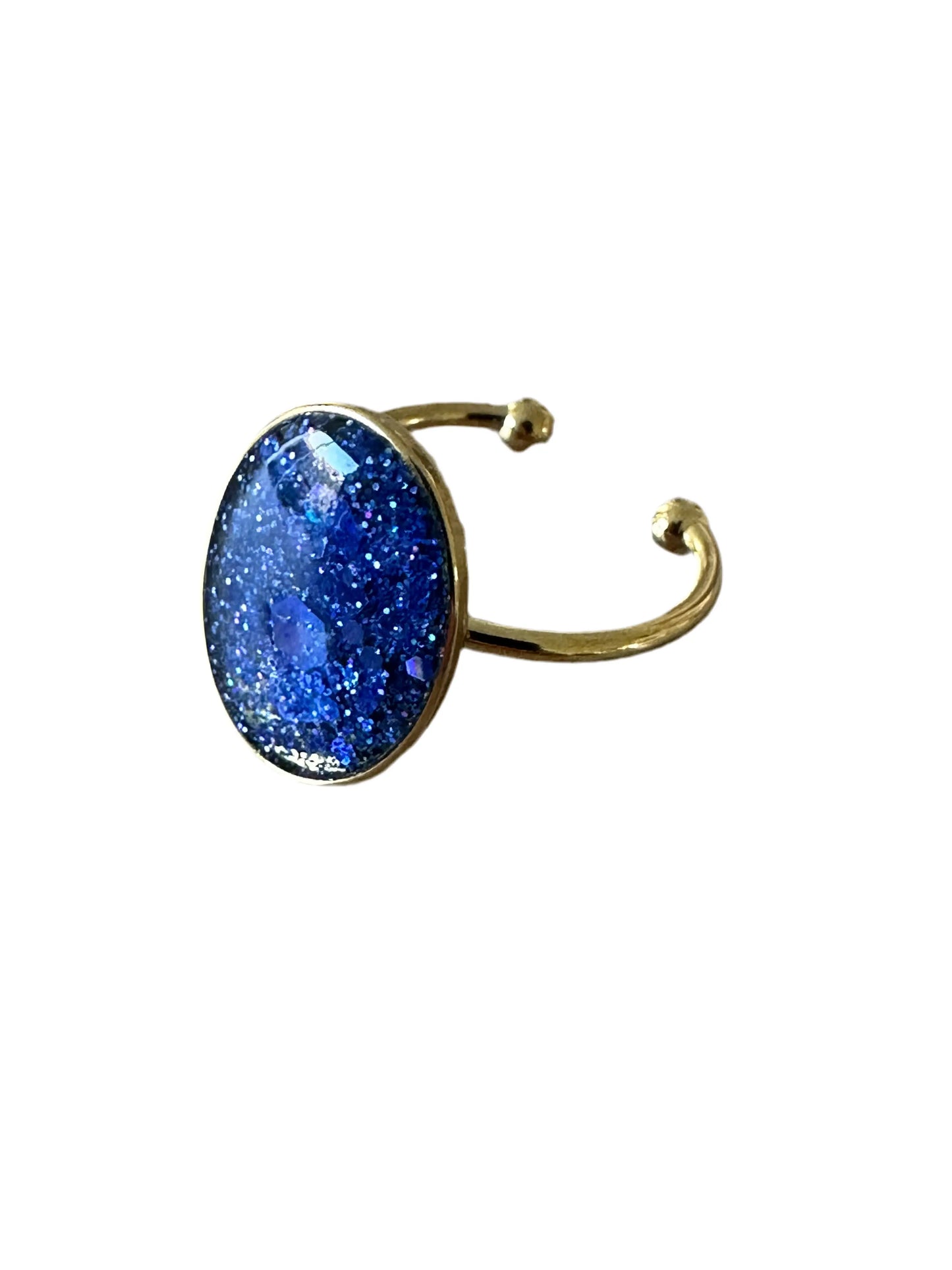 Bague ovale à paillettes Creative Paillettes
