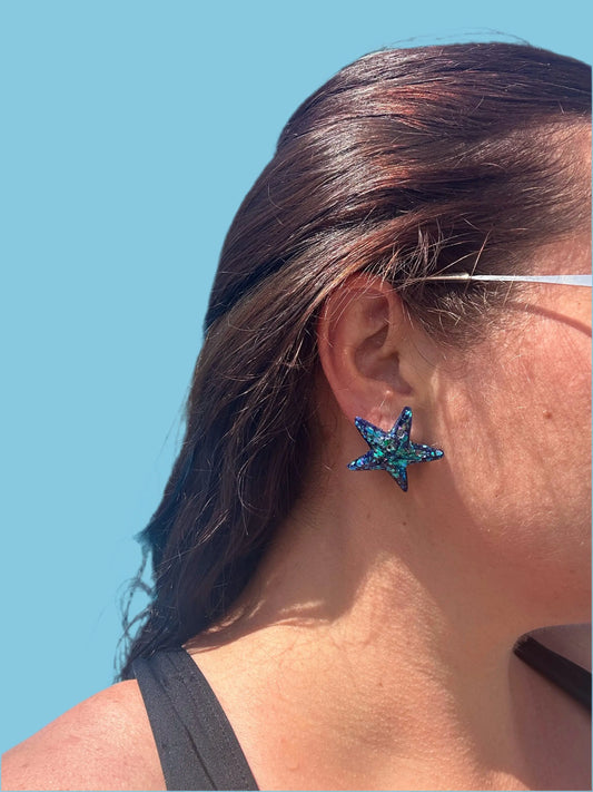 Boucle d’oreille, étoile de mer Creative Paillettes