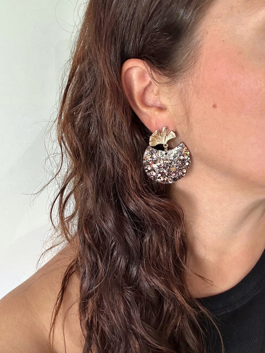 Boucles Ginkgo Noa Creative Paillettes