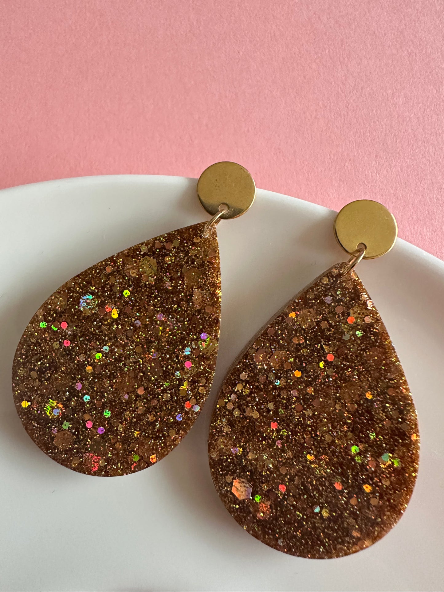 Boucles d’oreilles, gouttes Creative Paillettes