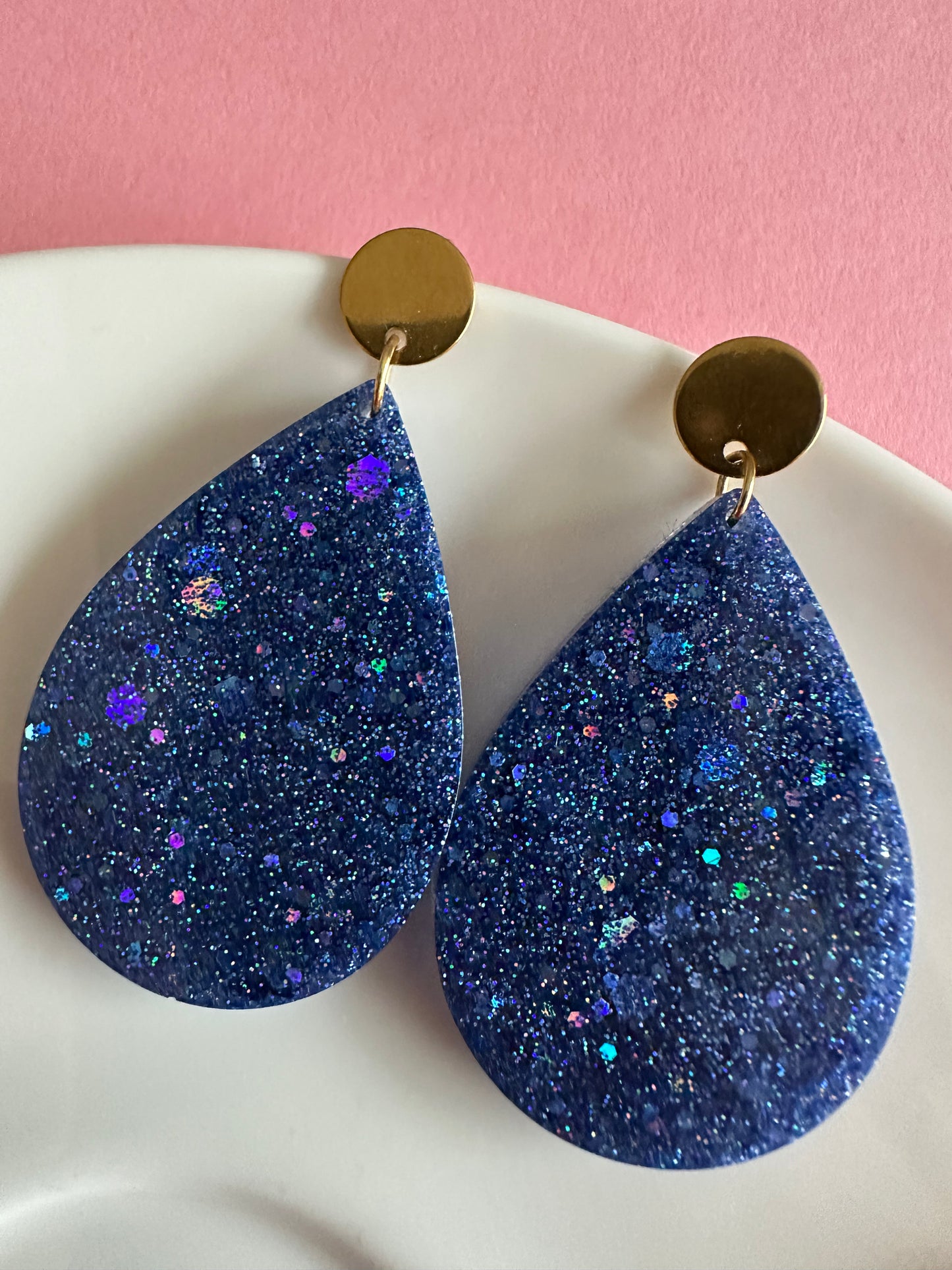 Boucles d’oreilles, gouttes Creative Paillettes