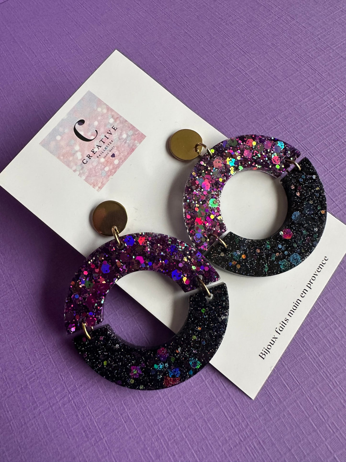 Boucles d'oreilles éclat de fête