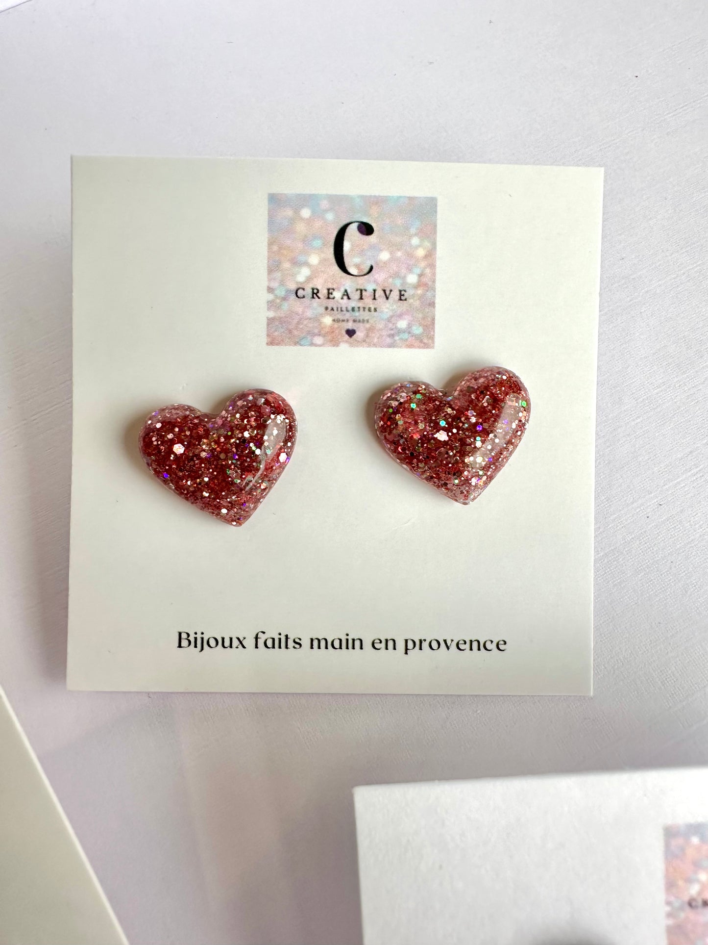Boucles d’oreilles cœur