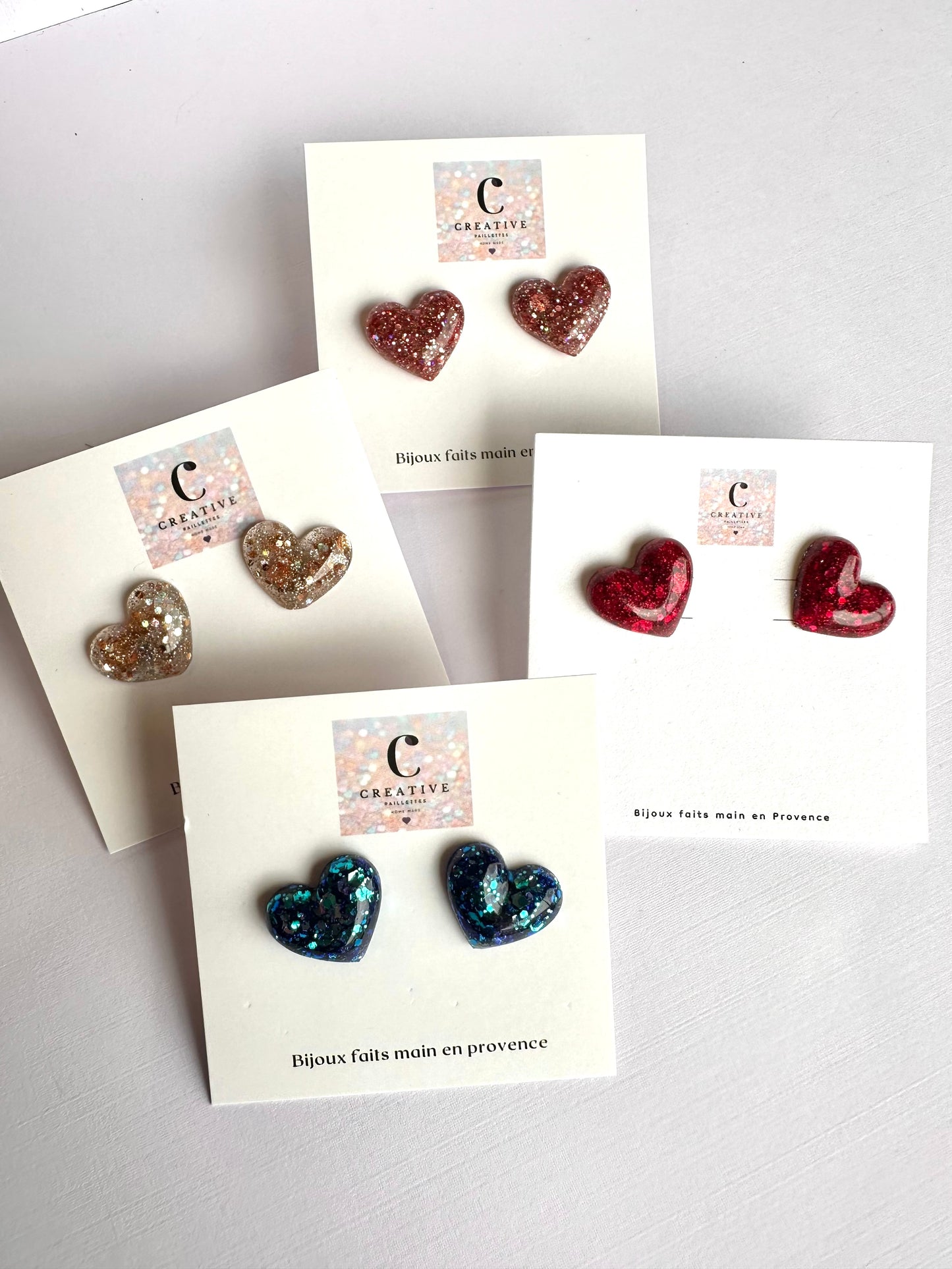 Boucles d’oreilles cœur