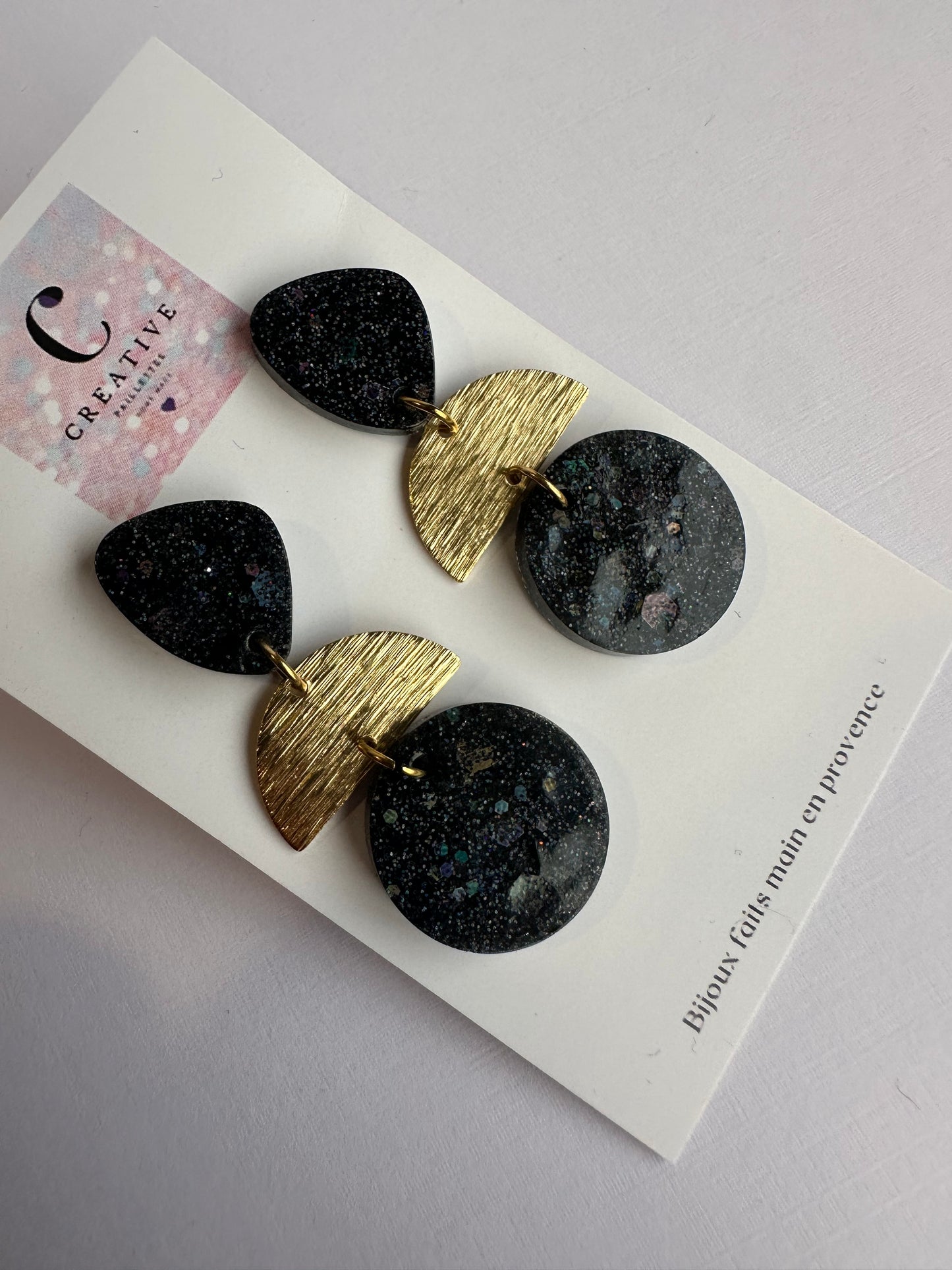 Boucles d'oreilles éclat Nocturne