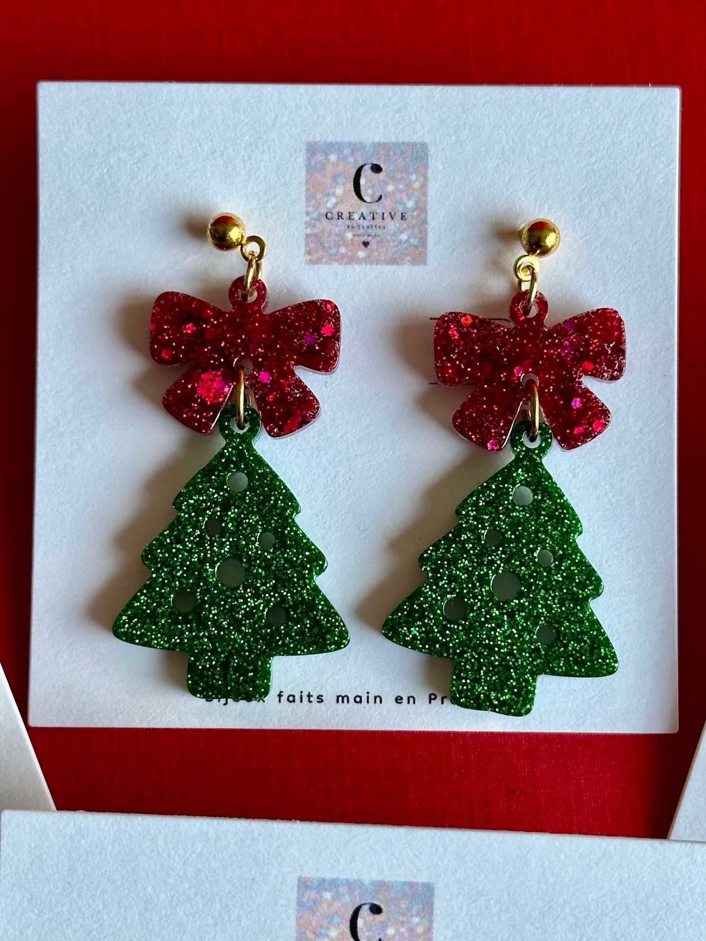 Boucles d’oreilles Noël