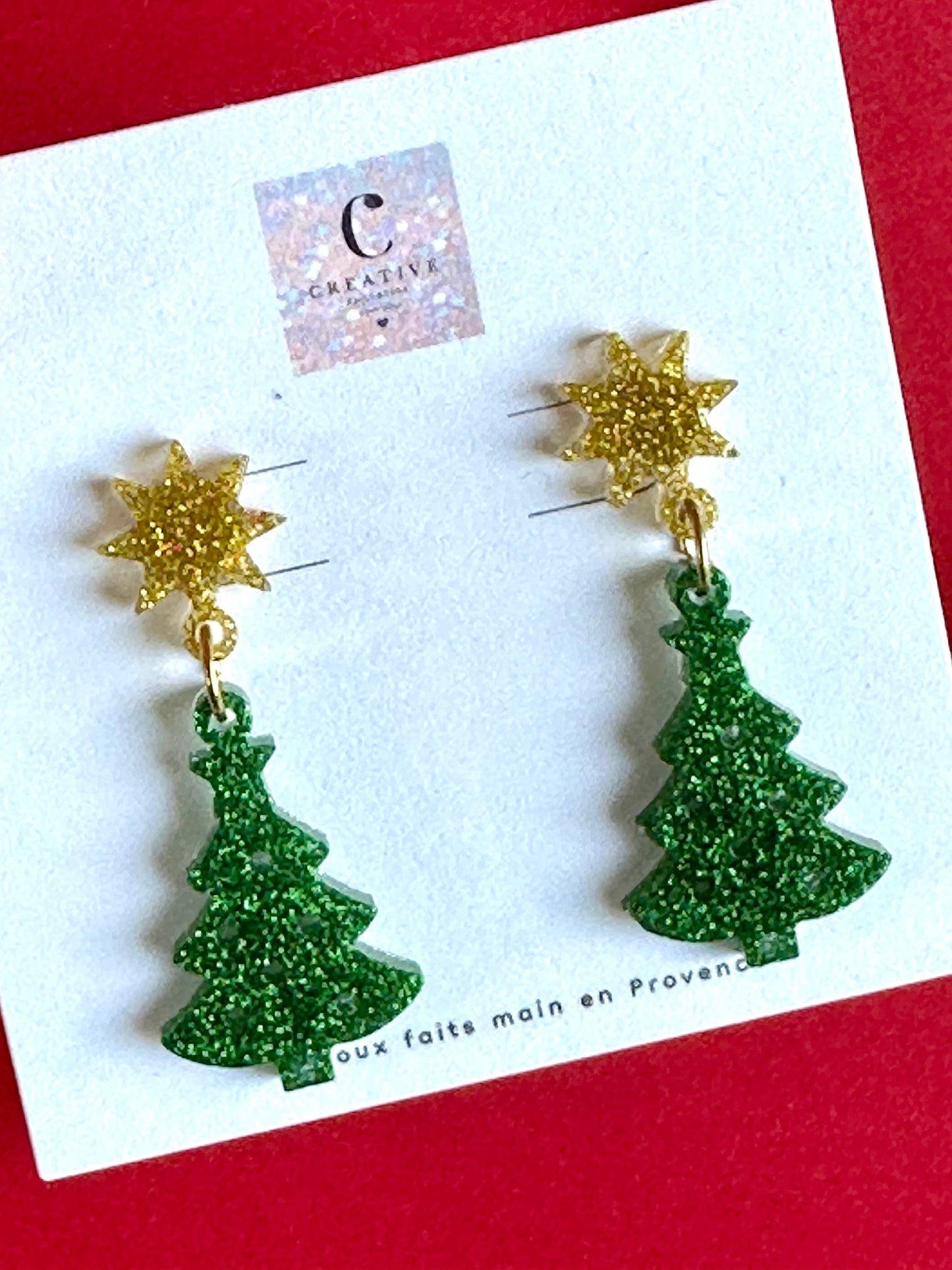 Boucles d’oreilles Noël