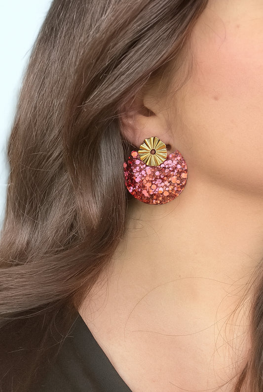 Boucles d’Oreilles Demi-Lune Équinoxe