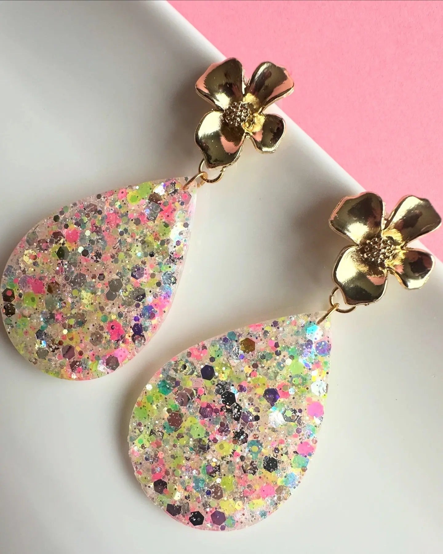 Goutte de fleur Creative Paillettes