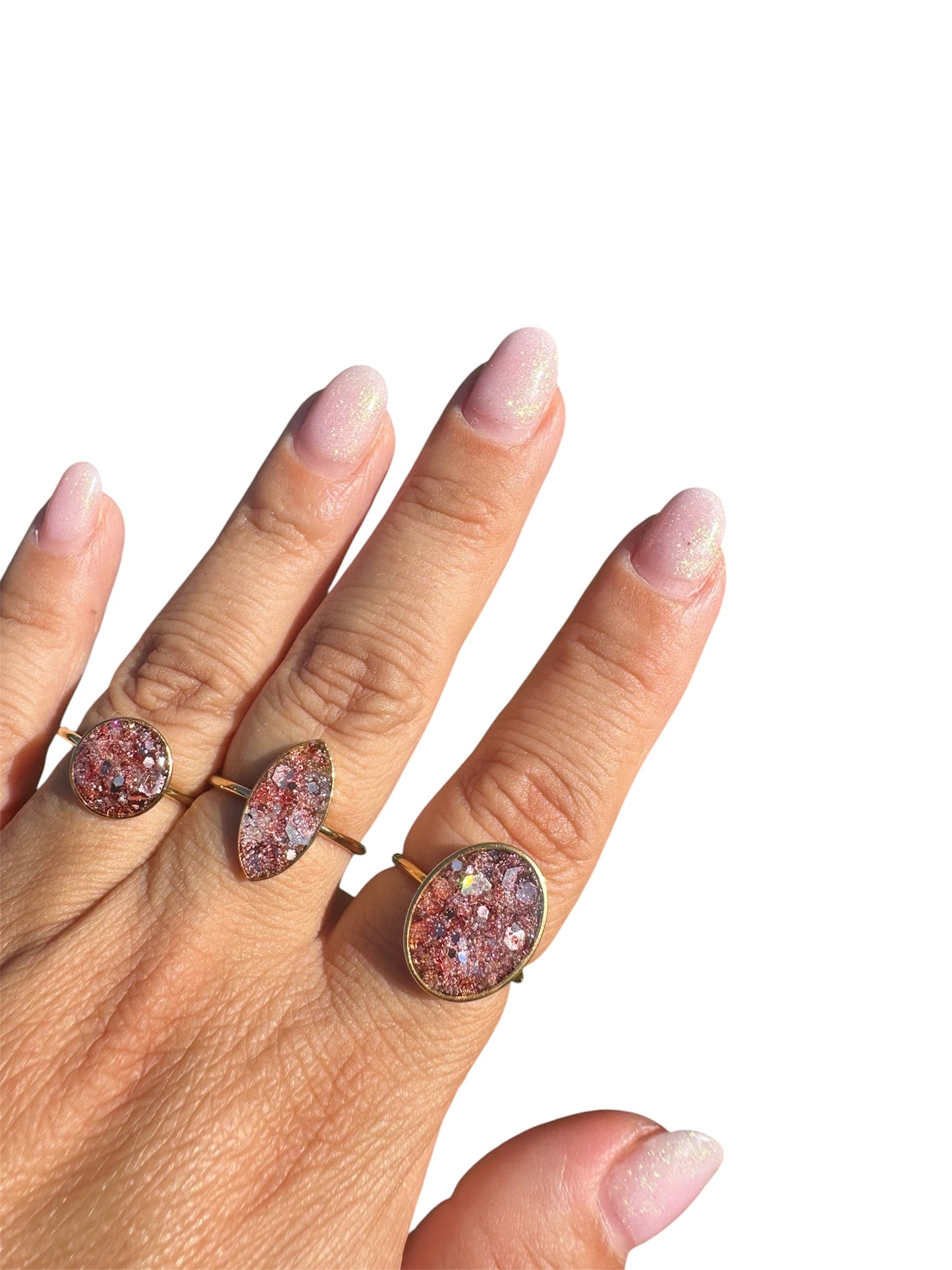 Bague Éclat rosé