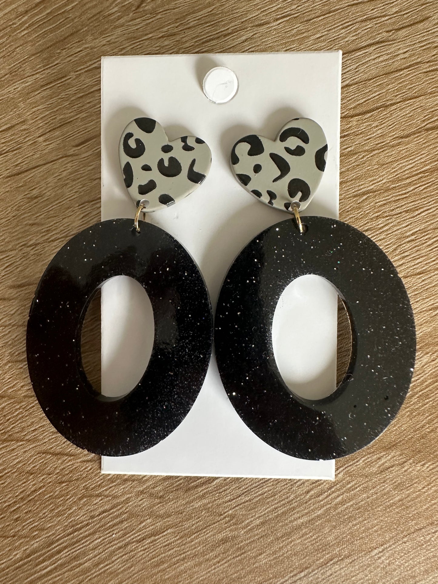 Boucle d’oreille L’amour en Ovale