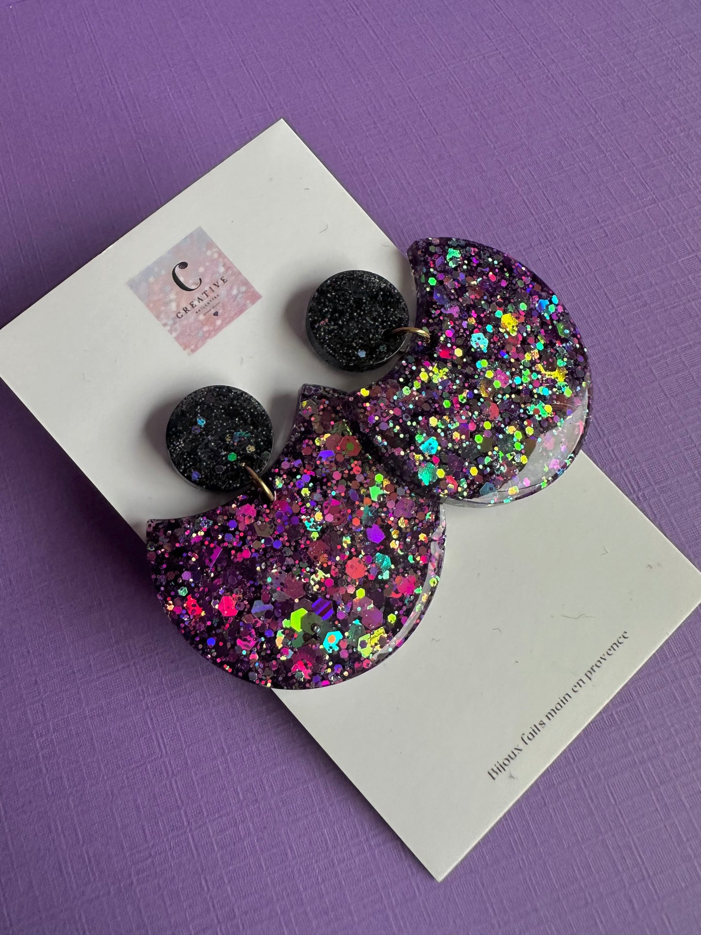 Boucles d'oreilles éclat de fête