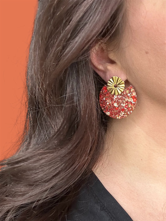 Boucles d’oreilles clou vaguelé