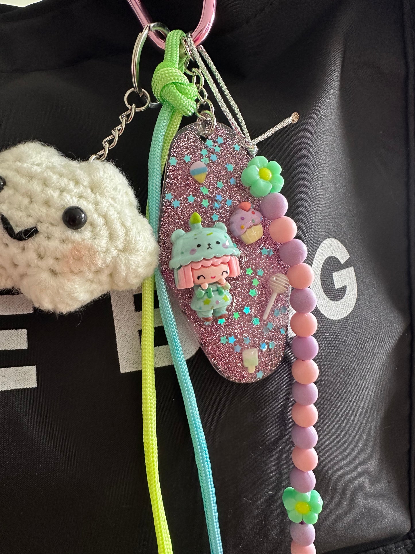 Porte clés Creative Paillettes