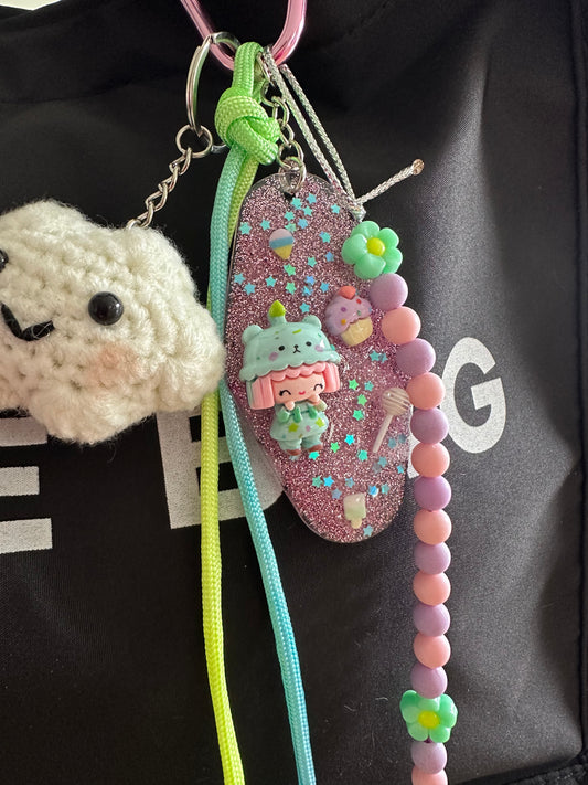 Porte clés Creative Paillettes