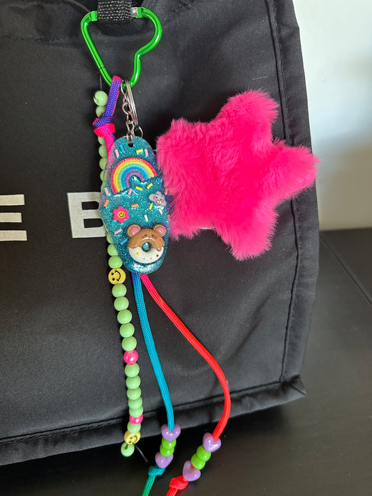 Porte-clés donuts Creative Paillettes